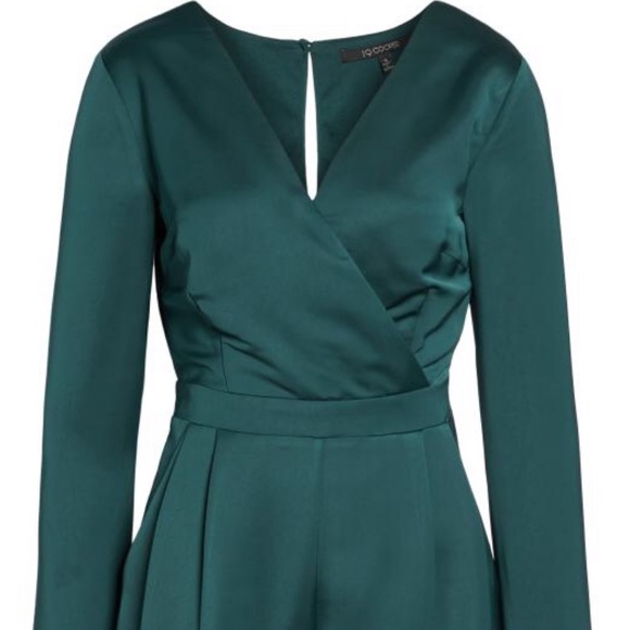 Green 19 Cooper Satin Romper - Picture 3 of 7